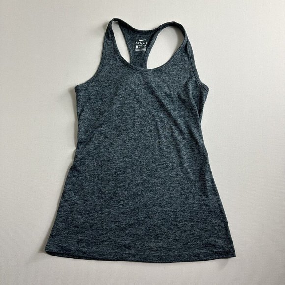 Nike Dri-Fit Women's Size XS‎ Tank Top Gray Athletic Active Gym Running - Picture 1 of 7